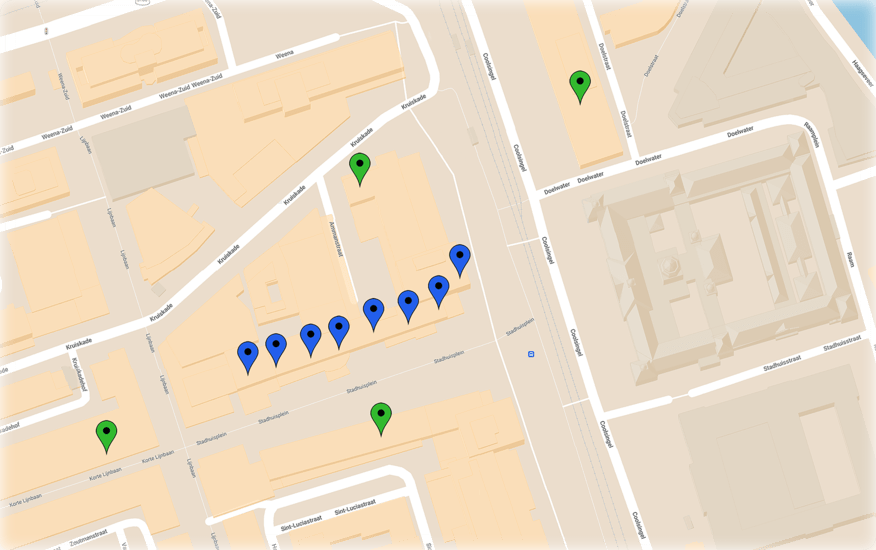 A5 2a Stadhuisplein map City monitoring MeTrao